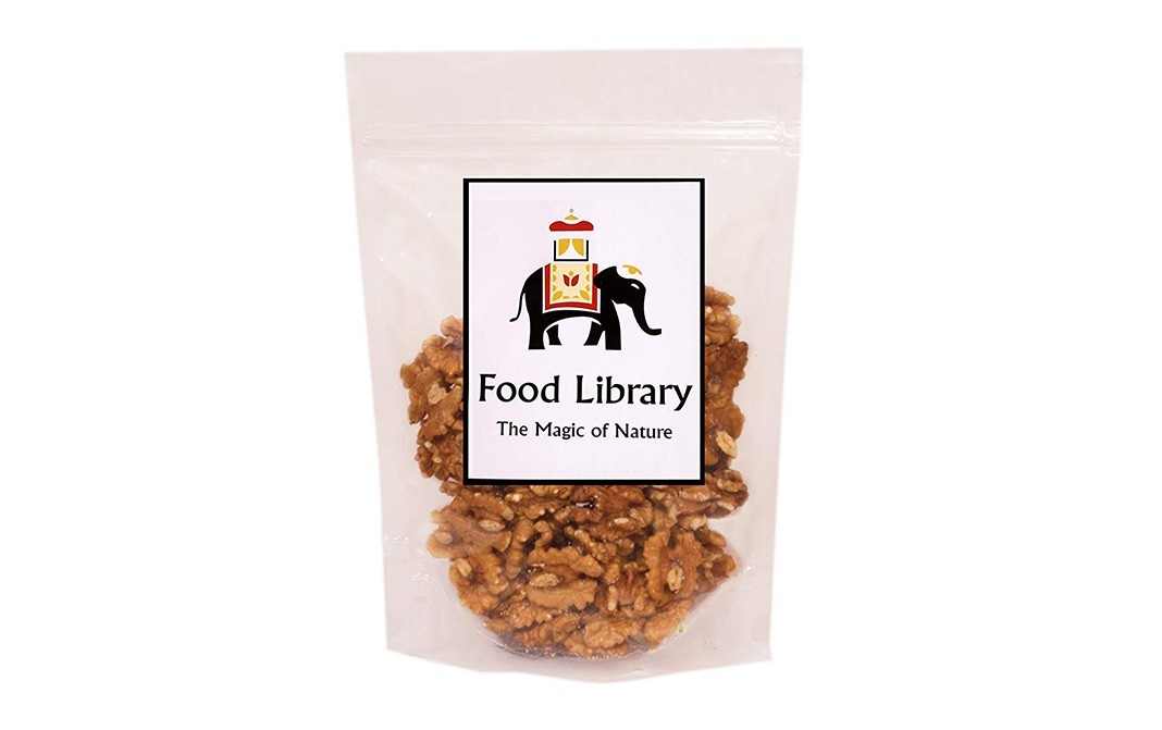 Food Library Raw English Walnuts (Akhrot)   Pack  400 grams
